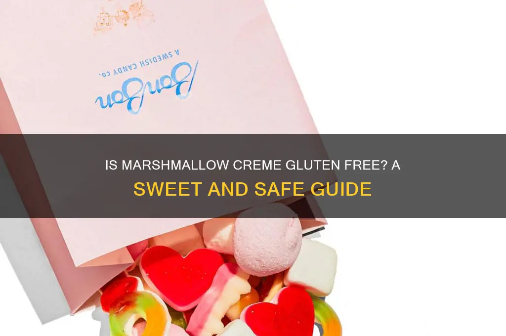 is marshmallow creme gluten free