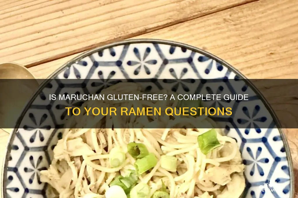 is maruchan gluten free