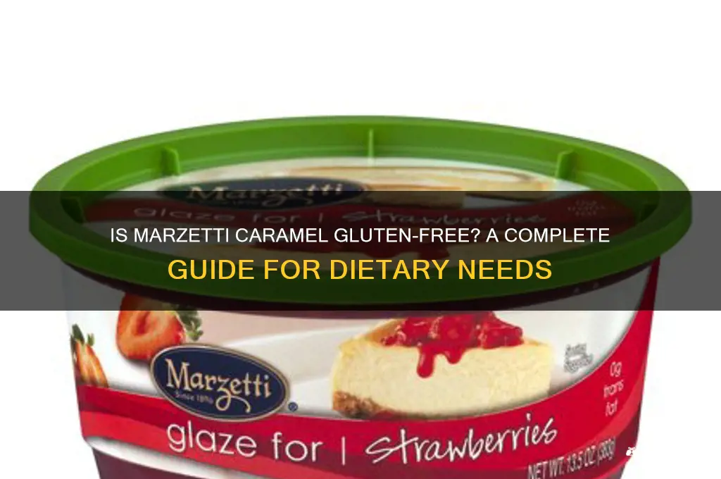 is marzetti caramel gluten free