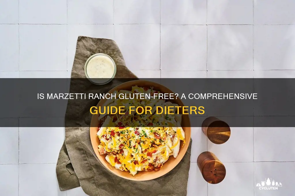 is marzetti ranch gluten free