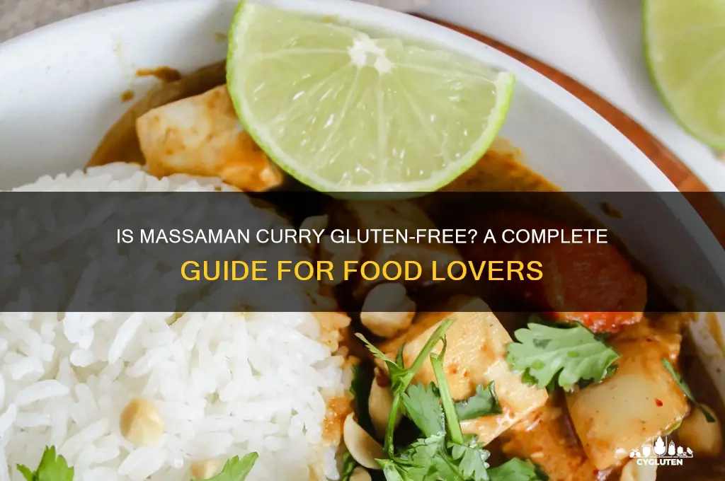 is massaman curry gluten free