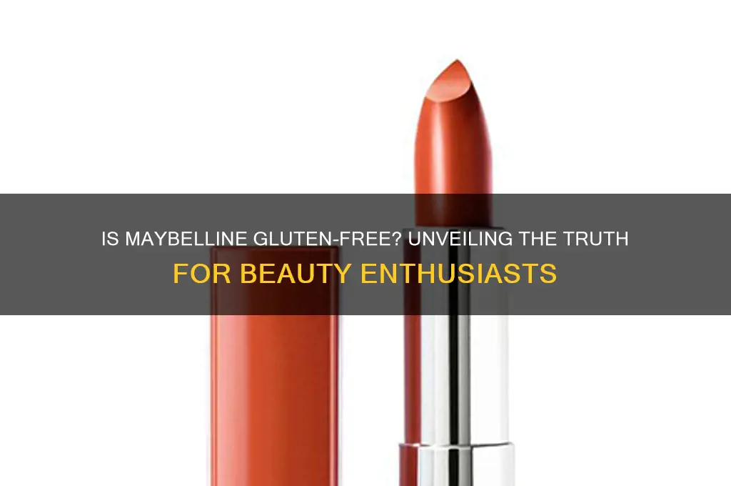 is maybelline gluten-free