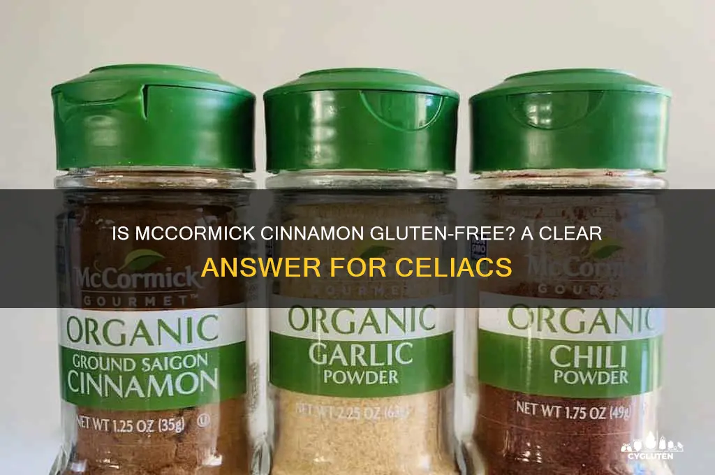 is mccormick cinnamon gluten free