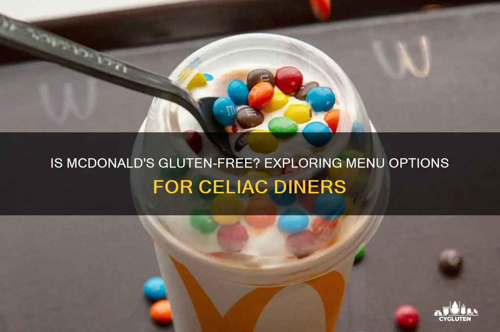 is mcdonald gluten free