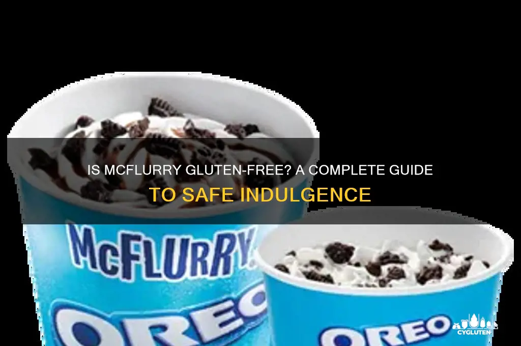 is mcflurry gluten free