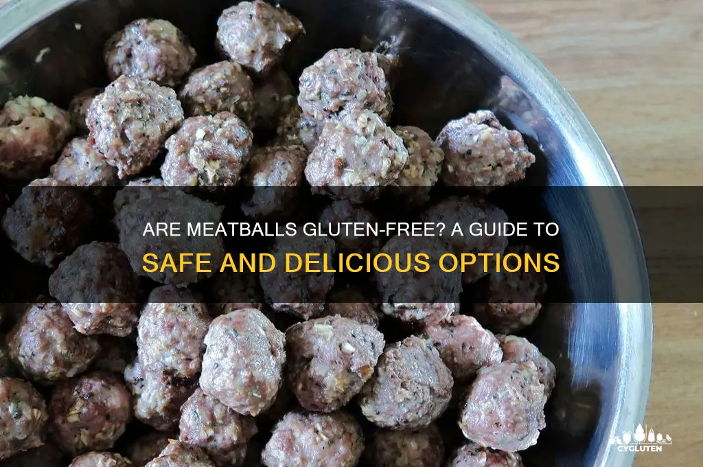 is meatballs gluten free