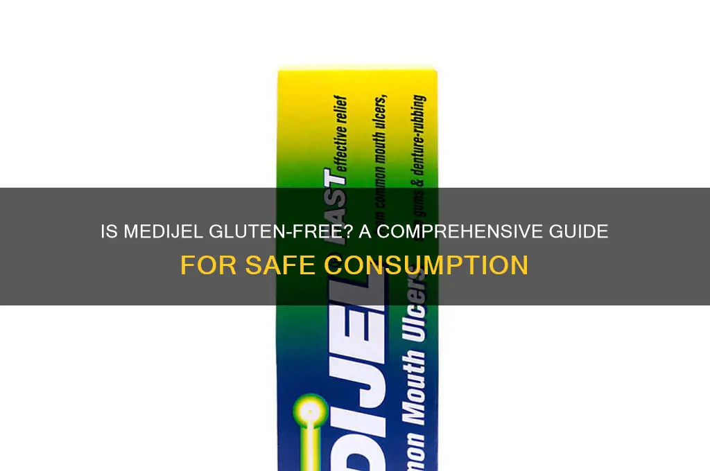 is medijel gluten free