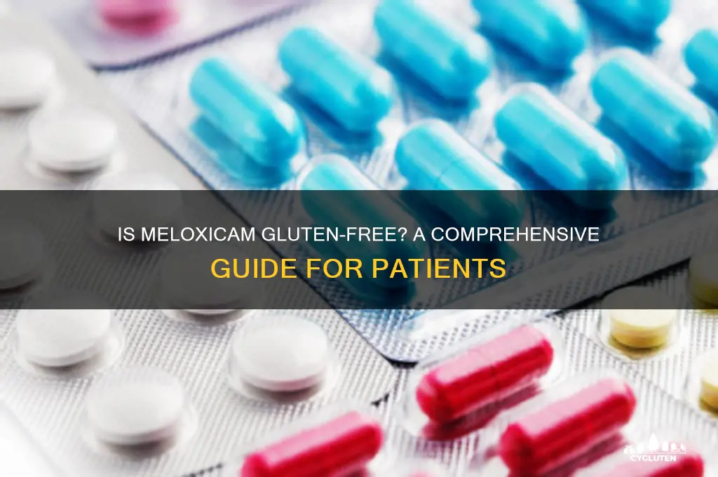 is meloxicam gluten free