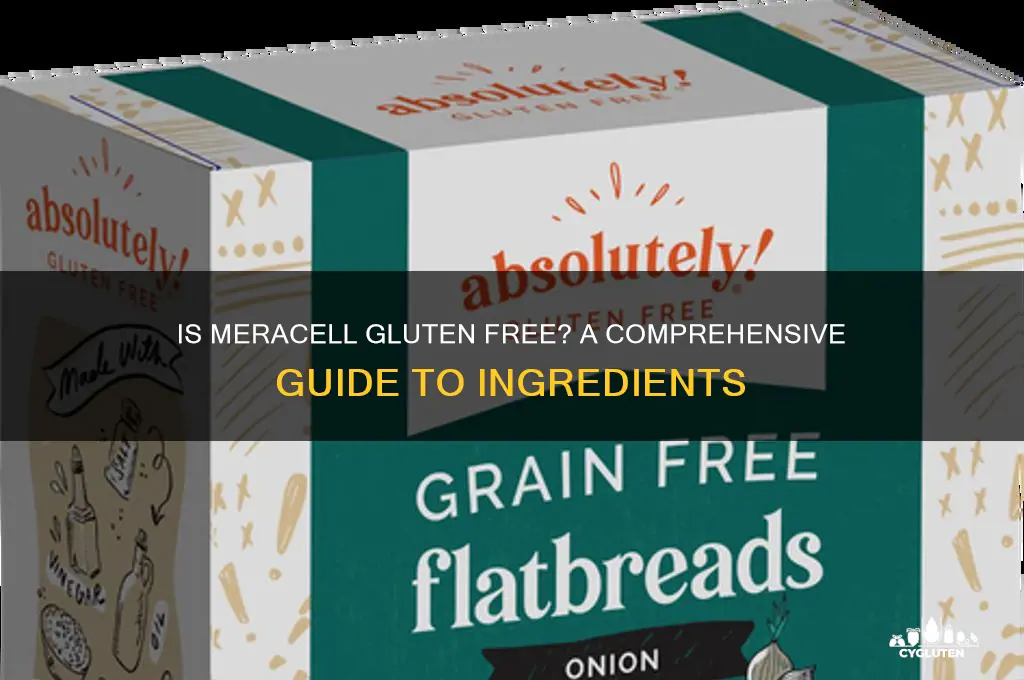 is meracell gluten free