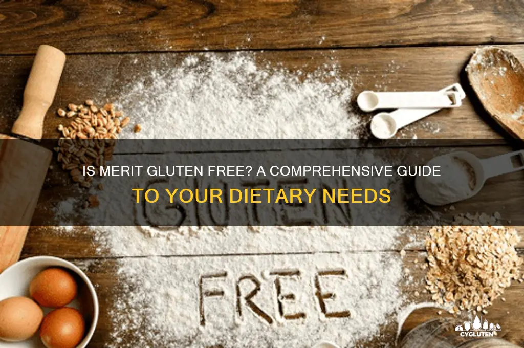 is merit gluten free