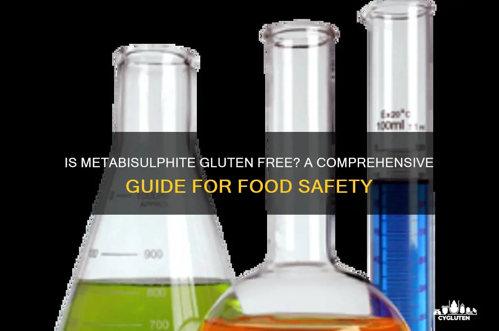 is metabisulphite gluten free
