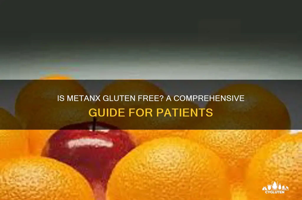 is metanx gluten free