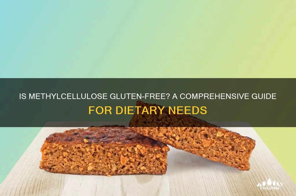 is methylcellulose gluten free