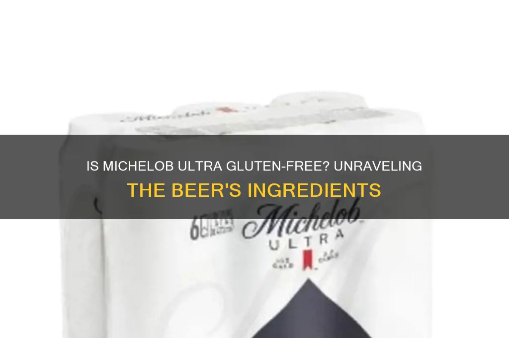 is mich ultra gluten free
