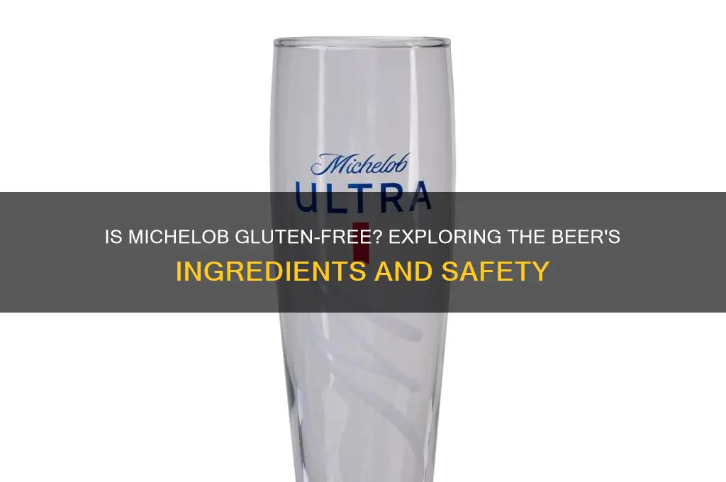 is michelob gluten free