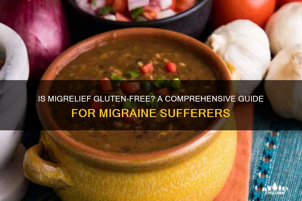 is migrelief gluten free
