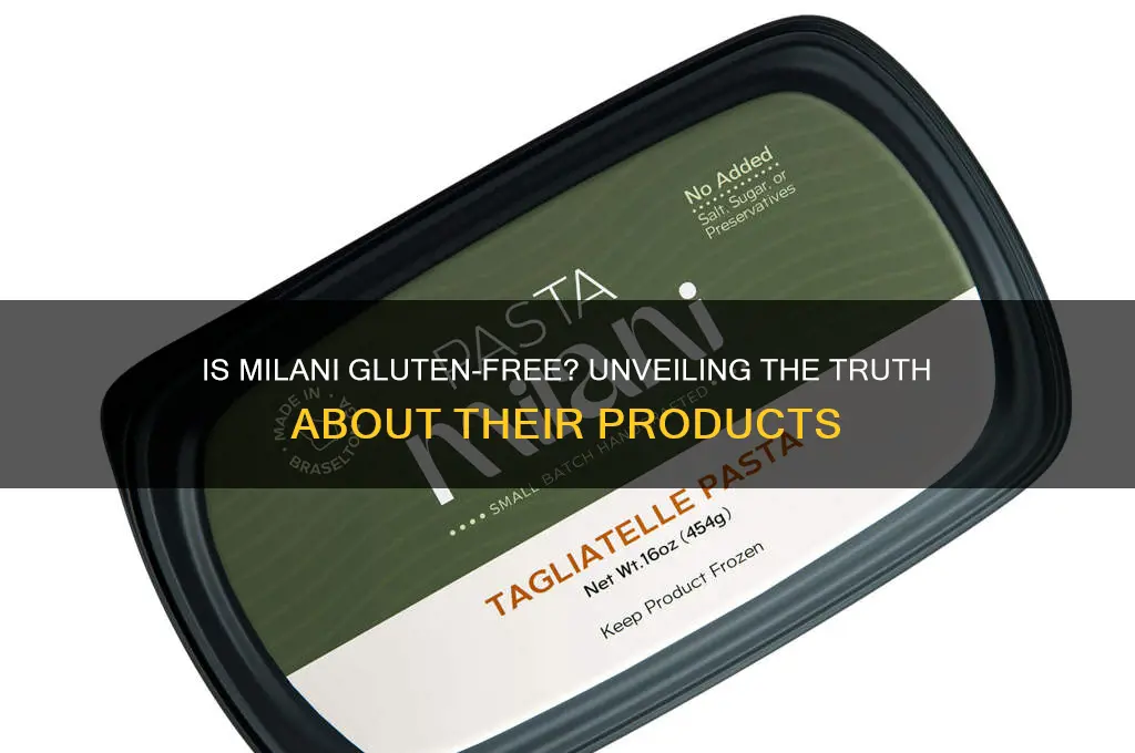 is milani gluten free
