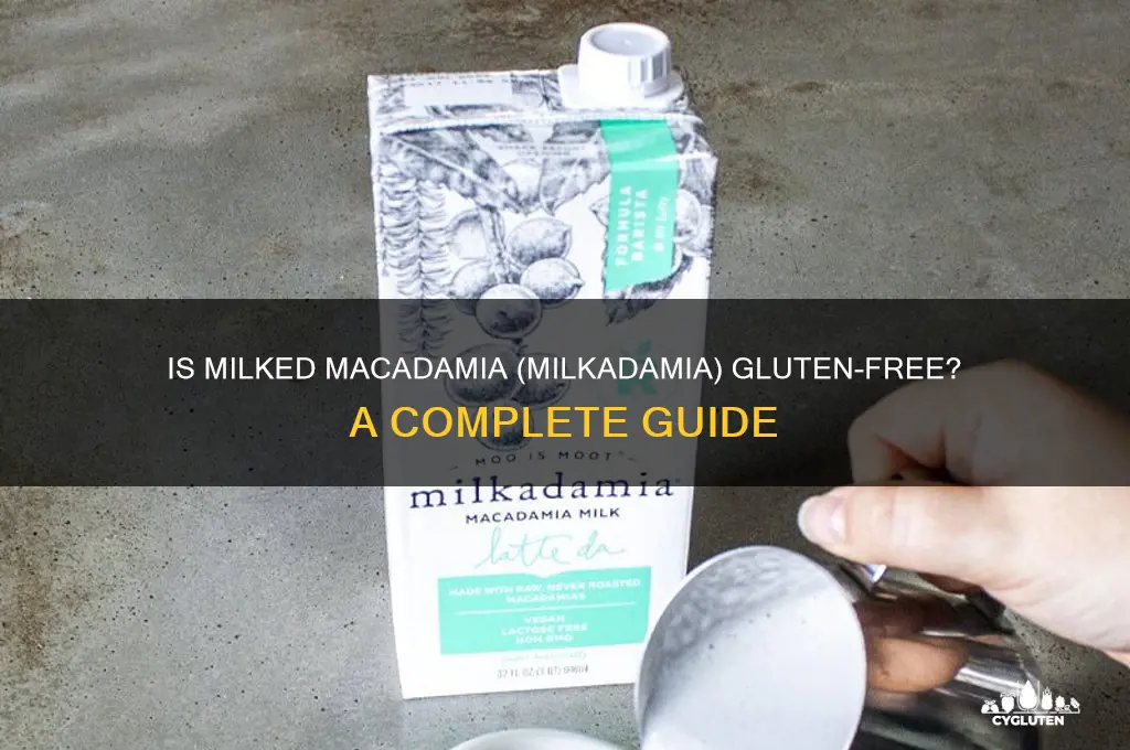 is milkadamia gluten free