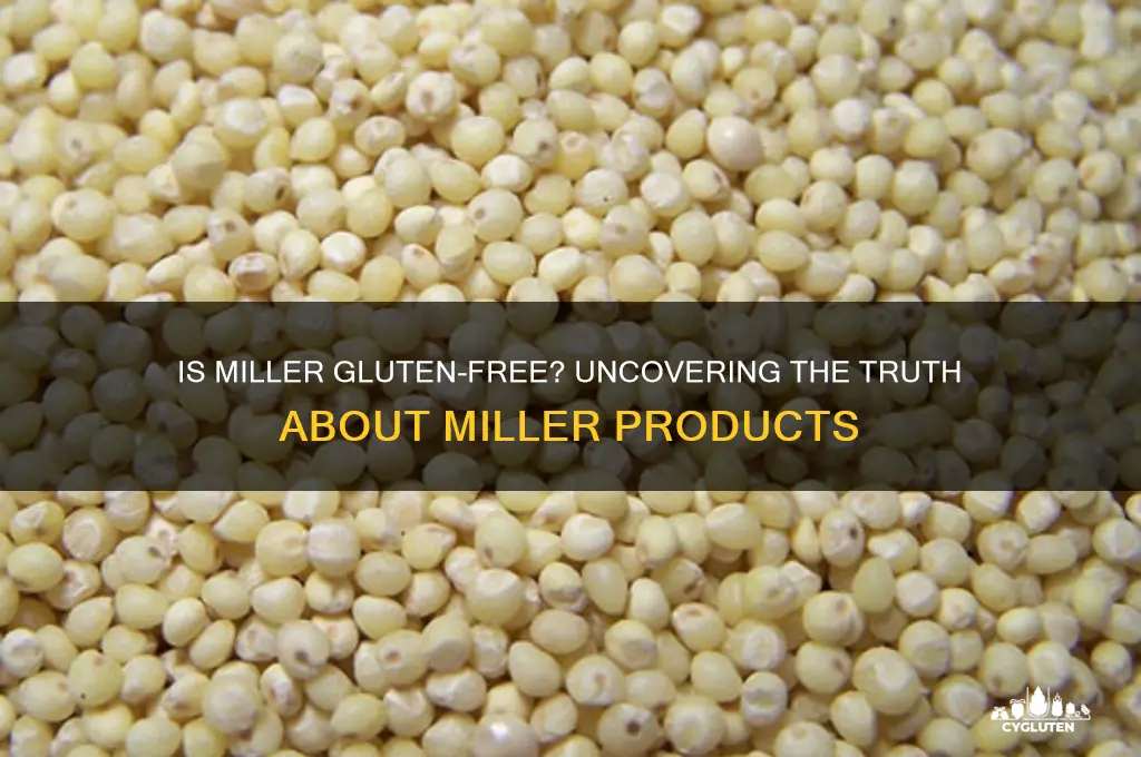 is miller gluten free