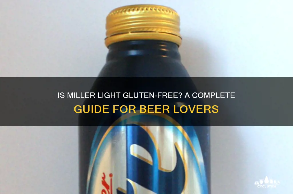 is miller light gluten free