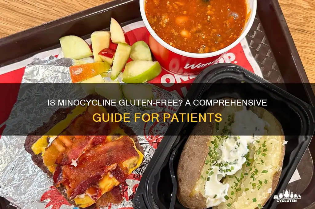 is minocycline gluten free