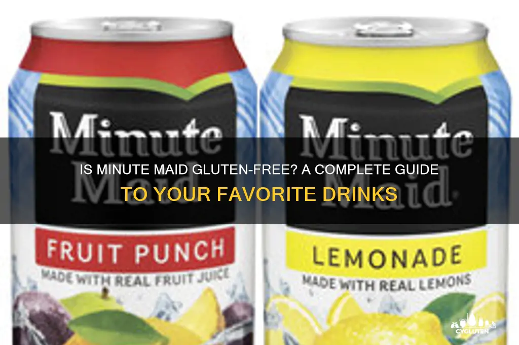is minute maid gluten free