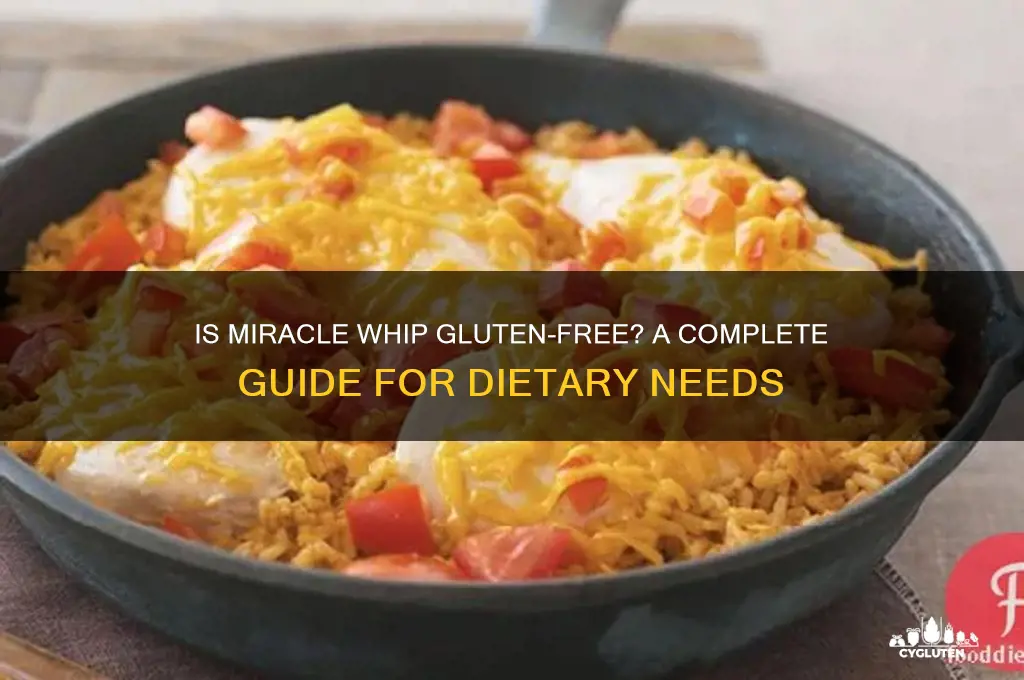 is miracle whip gluten free