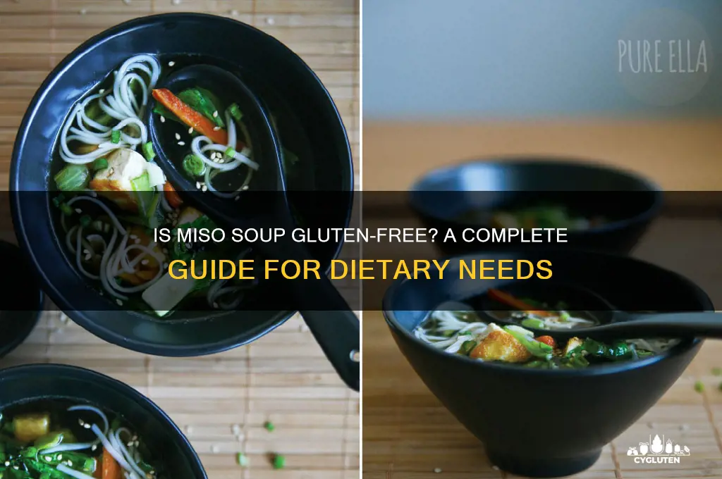 is miso soup gluten free