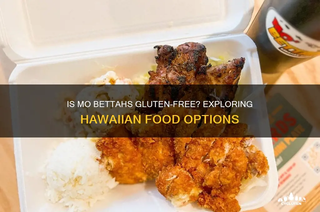 is mo bettahs gluten free