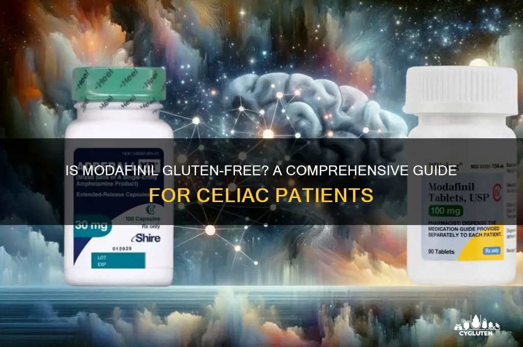 is modafinil gluten free