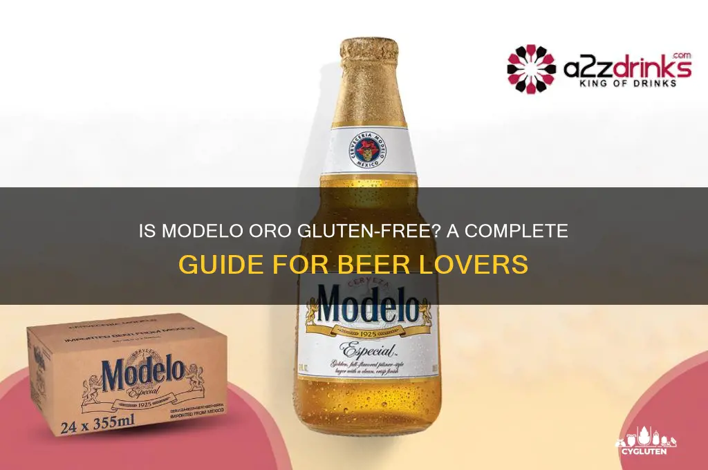 is modelo oro gluten free