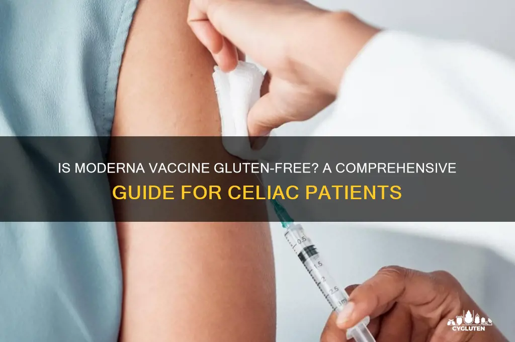 is moderna gluten free