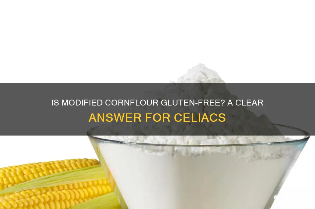 is modified cornflour gluten free