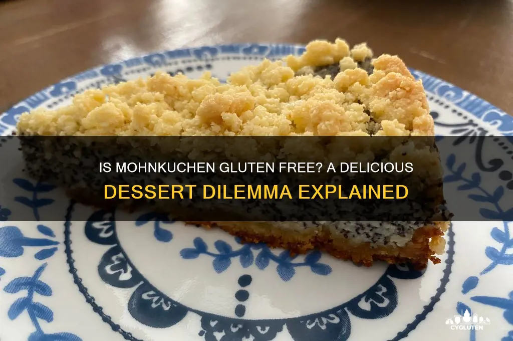is mohnkuchen gluten free