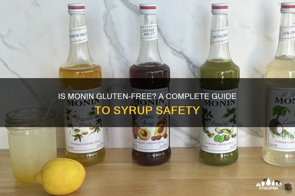 is monin gluten free