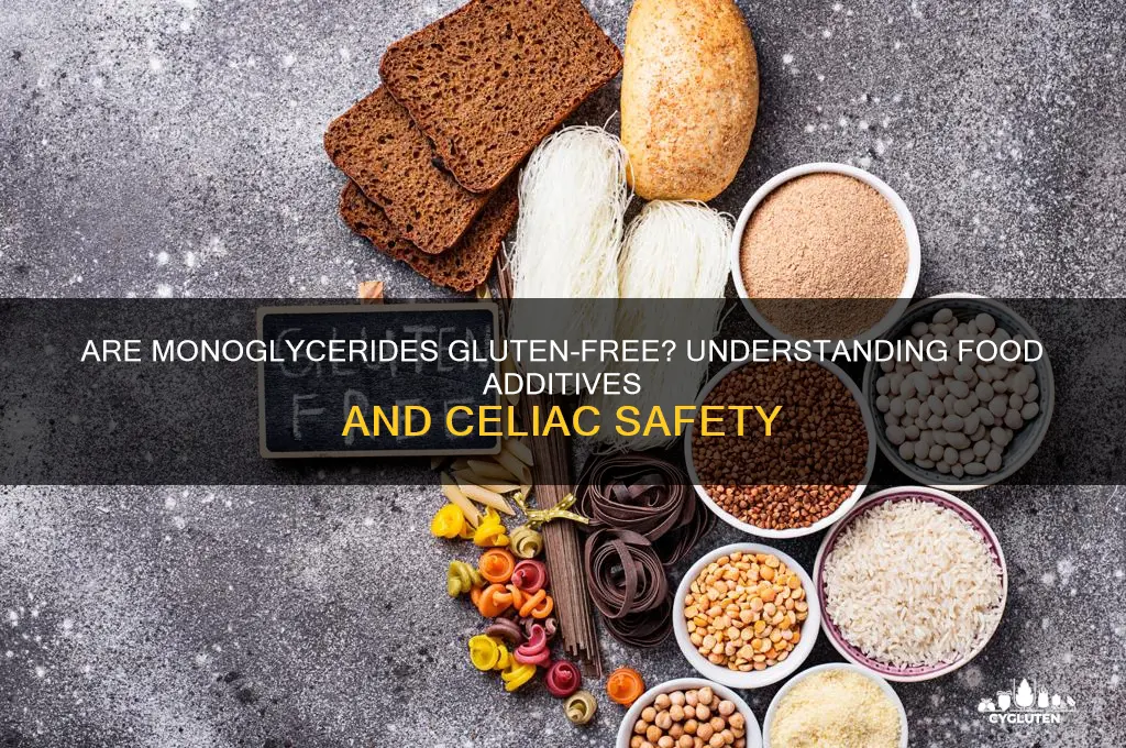 is monoglycerides gluten free
