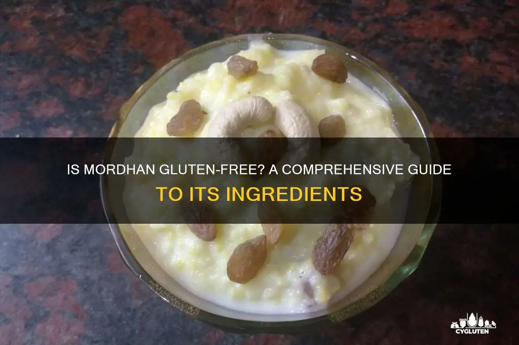is mordhan gluten free