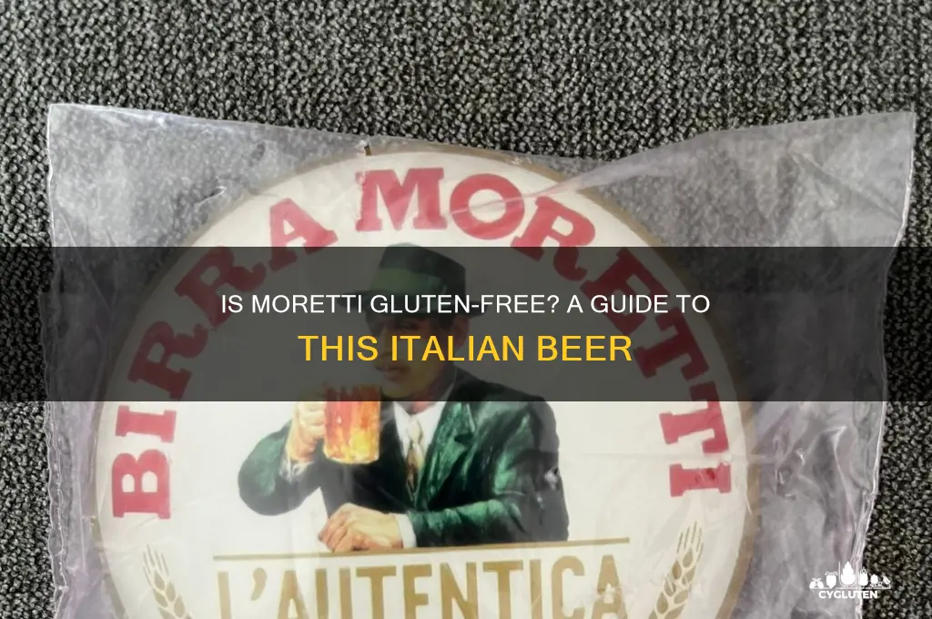 is moretti gluten free