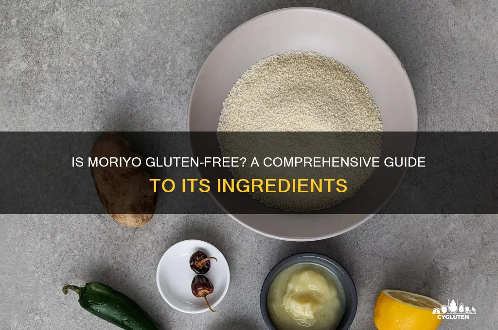 is moriyo gluten free