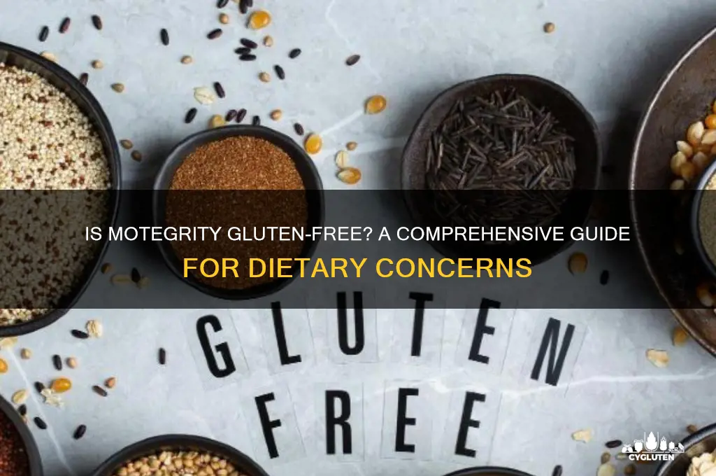 is motegrity gluten free