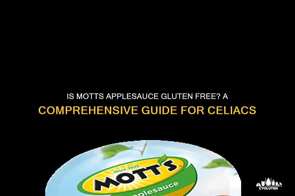 is motts applesauce gluten free
