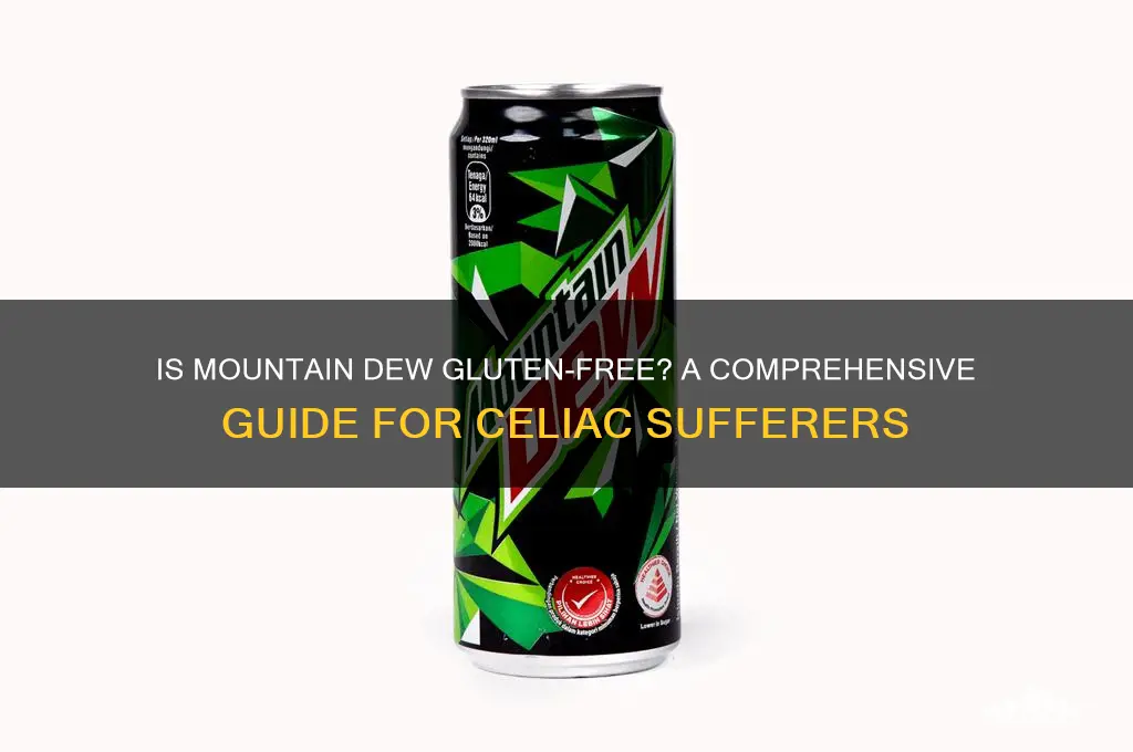 is mountain dew gluten free