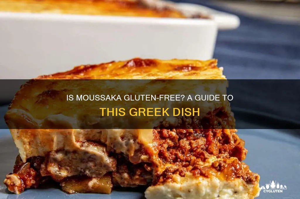 is mousaka gluten free