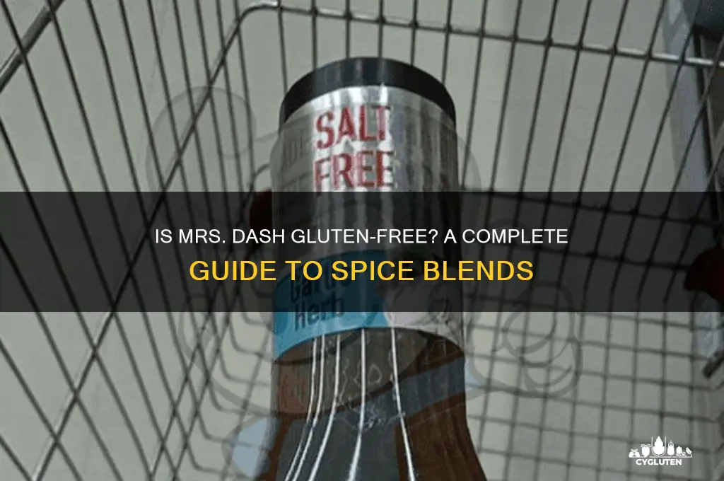 is mrs dash gluten free
