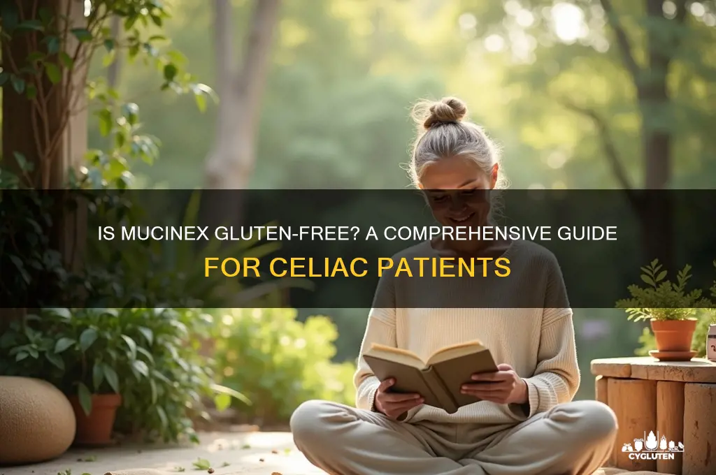 is mucinex gluten-free