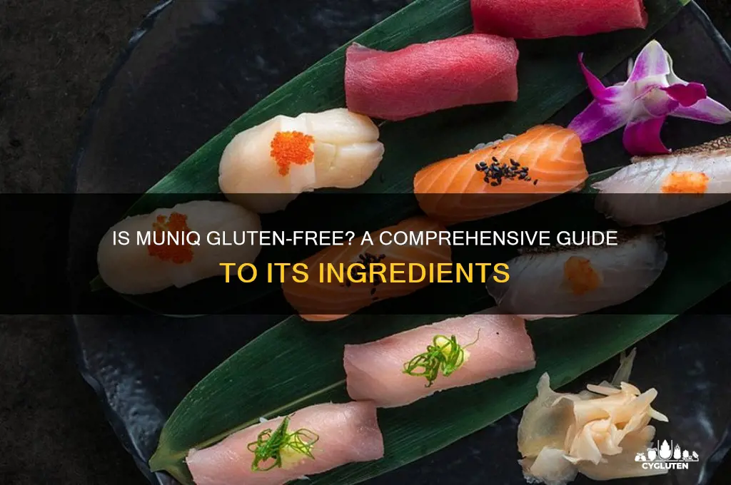 is muniq gluten free