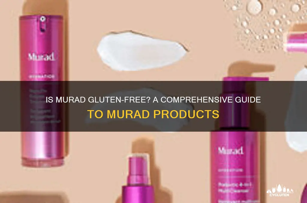 is murad gluten free