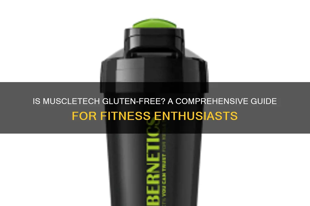 is muscletech gluten free