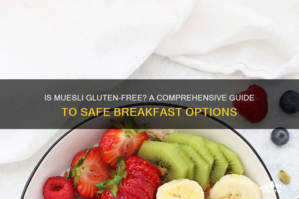 is museli gluten free
