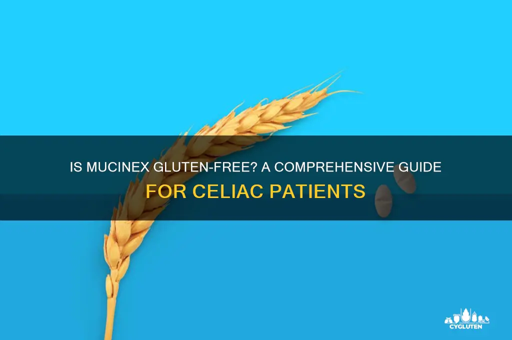 is musinex gluten free
